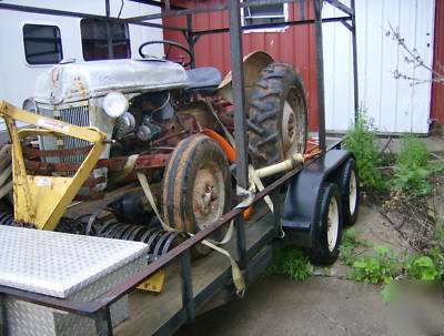 Ford 8N '52, 7X16 trailer and attachments