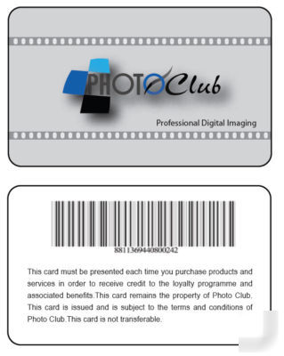 Vip/membership/gift/loyalty/ plastic/pvc card MOQ300PCS