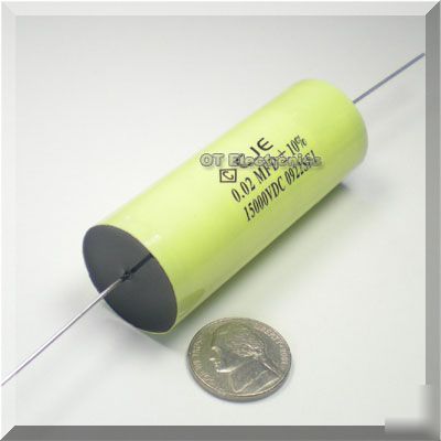 2X 0.02UF 15KV high voltage capacitor hv tesla coil ham