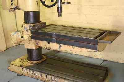 5847 fosdick 4â€™ x 12â€ sensitive radial drill