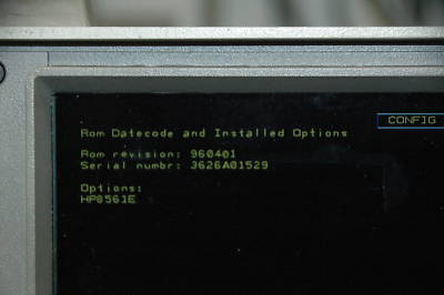 Hp 8561E spectrum analyzer 6.5GHZ color display cal'd