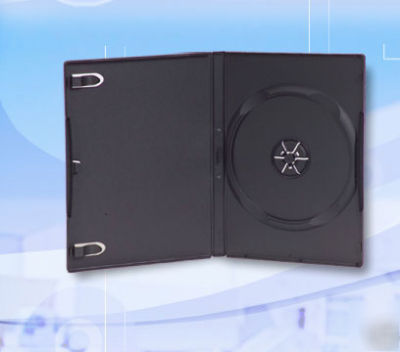 New 2000 14MM standard single dvd case, black PSD12 