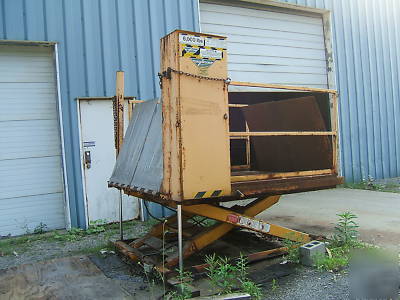 Truck dock scissor lift