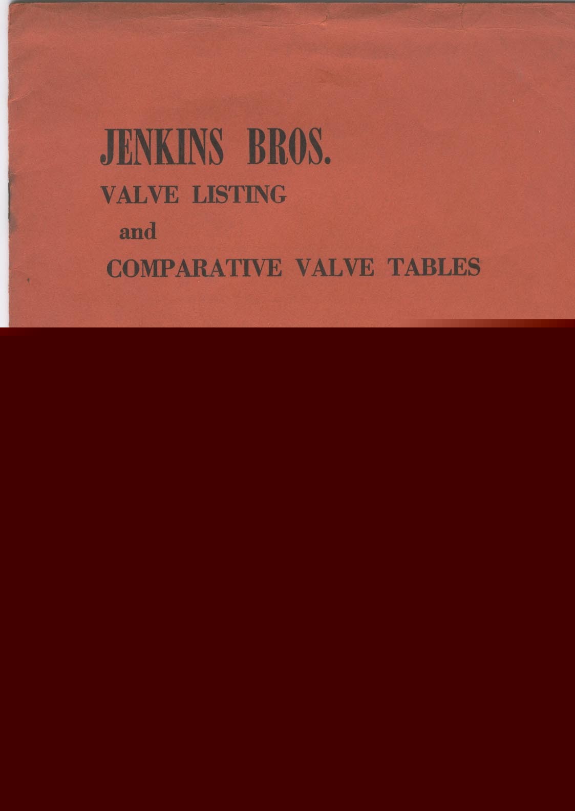 1953 jenkins valve listing comparative table guide comp