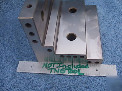 Angle plate step toolmaker machist tapped 1/4 ground 2Q