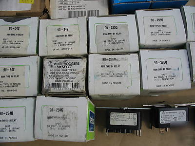 Hvac relay lot-steveco, white rodgers & more 