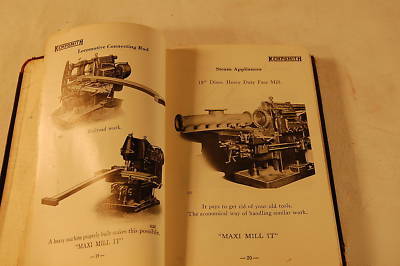 Vintage kempsmith milling machines manual catalog