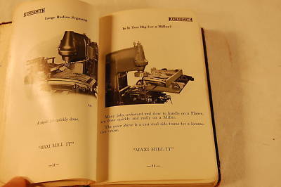 Vintage kempsmith milling machines manual catalog