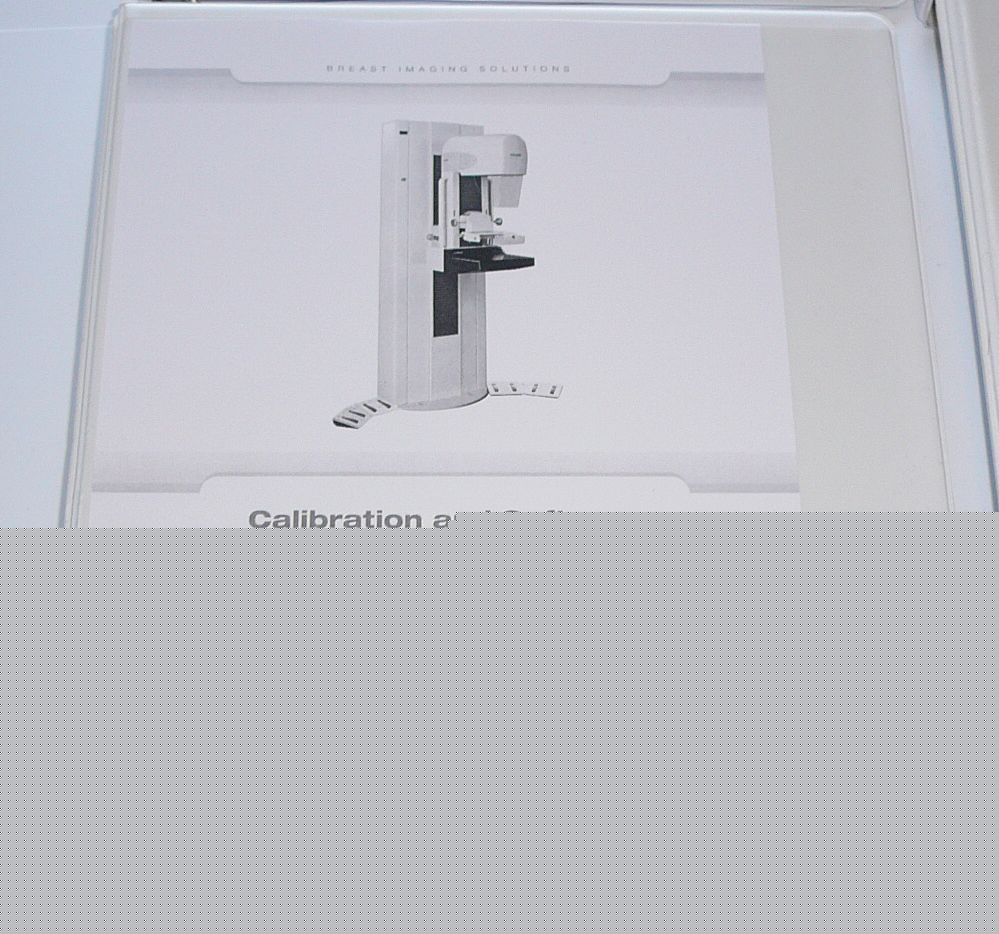 Holologic lorad selenia breast imaging user maunal set