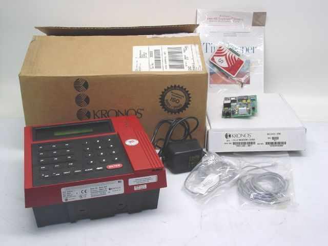 Kronos 460F time clock package w/ modem