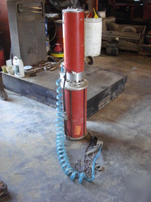 Coffing pneumatic air operated hoist winch 