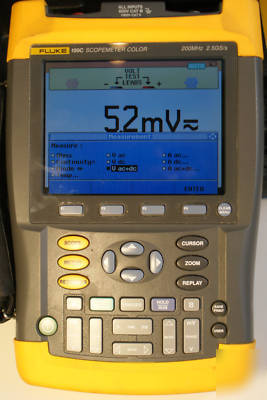 Fluke 199C series scopemeter color