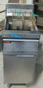 Frymaster gas 40 pound fryer stainless tank