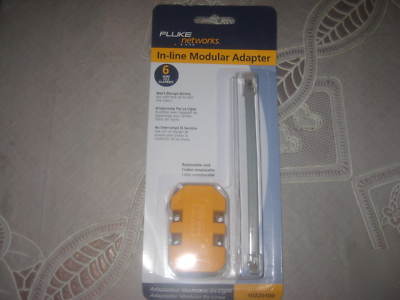 New fluke networks 6 wire in-line modular banjo adapter 