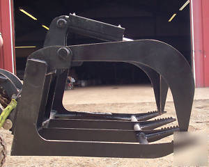 New mini skid steer grapple rake- kanga,ditch witch