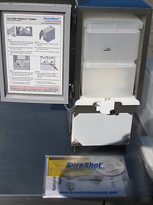 Nib 3 sure shot ac-10 cream dispensers,b ,w/xtra insert