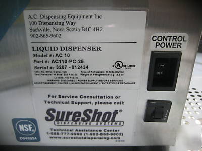 Nib 3 sure shot ac-10 cream dispensers,b ,w/xtra insert