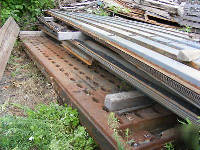 Welding table, acorn style table 4' x 12' 