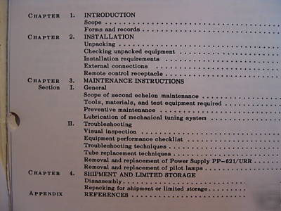R-390 receiver army unit maintenance manual