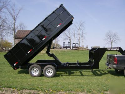 2005 performance dump trailer 16X72 tandem 12,000 gvw