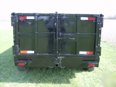 2005 performance dump trailer 16X72 tandem 12,000 gvw