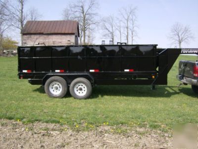 2005 performance dump trailer 16X72 tandem 12,000 gvw