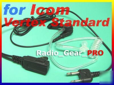 Acoustic mic with tie clip for icom vertex standard