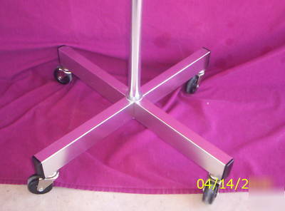 Gen-med adjustable iv pole iv fluids mobile intravenous