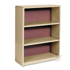 Safco value mate series steel three shelf bookcase