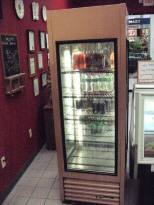 True G4SM-23 4 sided glass dr refrigerator merchandiser