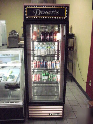 True G4SM-23 4 sided glass dr refrigerator merchandiser