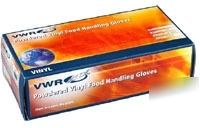 Vwr powdered vinyl gloves 10273-108 laboratory gloves