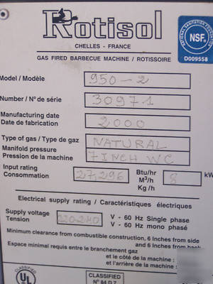 Rotisserie-rotisol, made in france