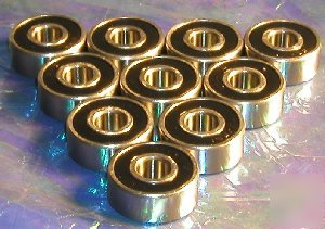 10 sealed ball bearing 1614DD 3/8