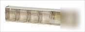 Clear tip out bins (6 compartments) - qua-QTB306