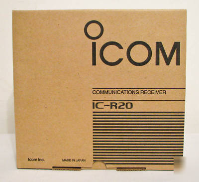 Icom ic-R20 wideband am fm ssb scanner radio ***mint***