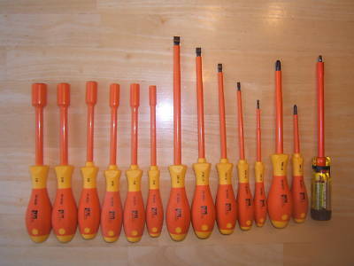 Ideal 1000 v. insulated tool set