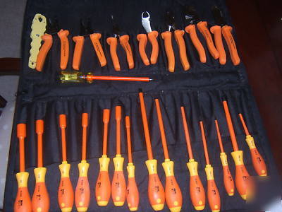 Ideal 1000 v. insulated tool set
