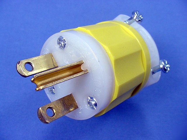 Leviton industrial plug nema 6-15 15 amp 250V 5666-cy