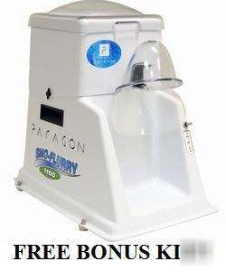 Sno flurry 1100 shaved ice shaver snow cone machine hot