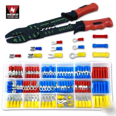 Terminal wire assortment set & electrical crimping tool