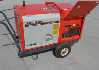 Kubota 6500S diesel generator only 15 hours on it 