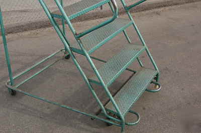 Ladder ind safety industrial rolling warehouse 7 step 