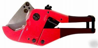 New ratcheting pvc pipe cutter - cuts up to 1 1/4
