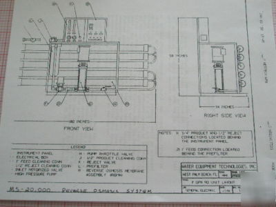 Wet ms 20000 commercial r.o. reverse osmosis system