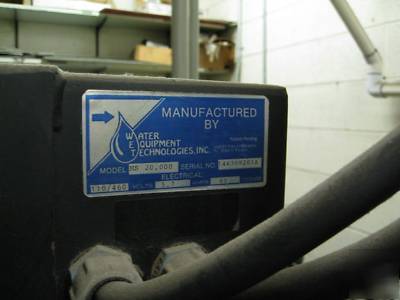 Wet ms 20000 commercial r.o. reverse osmosis system