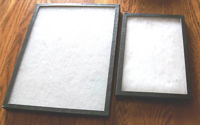 2 glass top display cases jewelry medals collectibles 