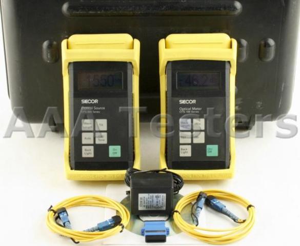 Siecor corning sm ots 120 / 304 fiber loss test set pm