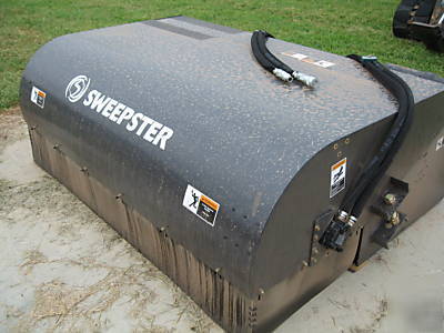 Sweepster hopper sweeper for skid steer free shipping