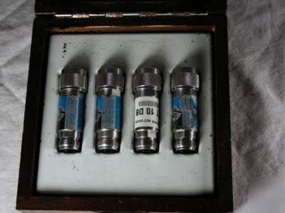 Agilent hp 11581A opt 890 coaxial attenuator set w case
